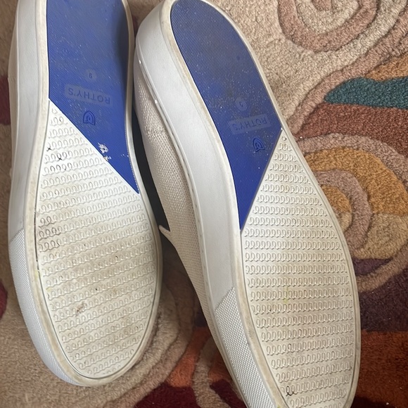 Rothy’s Antique White The Original Slip On Sneaker Women's US Size 9 - Picture 2 of 8